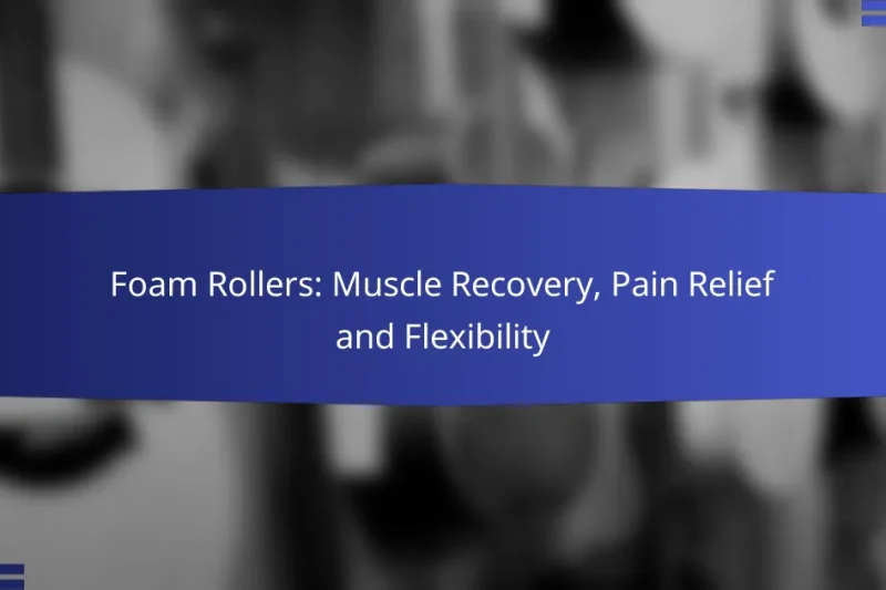Foam Rollers: Muscle Recovery, Pain Relief and Flexibility